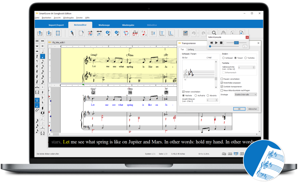 Musitek SmartScore 64 SongBook Edition, Update, Lizenz