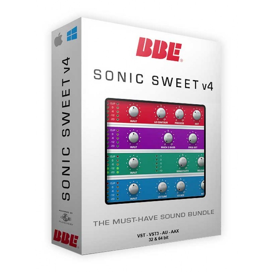 BBE Sonic Sweet 4 Plugin Bundle, Lizenz
