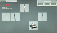 Displayseite mit Instrument